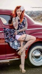 Photo by RedandBrunetteLez with the username @mommaandrea,  April 16, 2024 at 10:22 AM. The post is about the topic Pinup Dolls