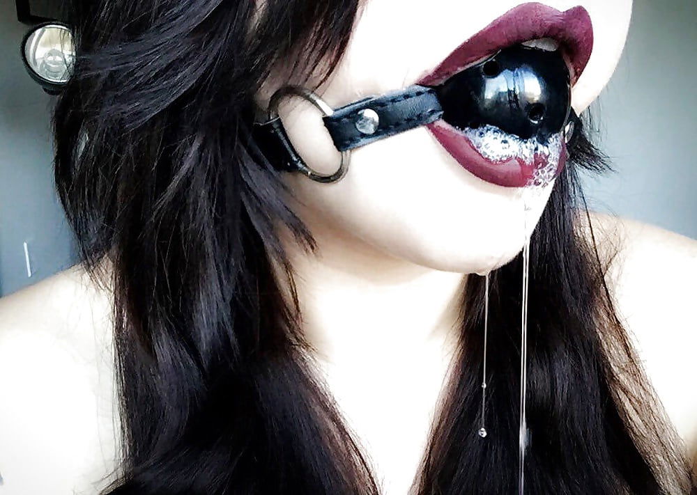 Photo by Fetishblack with the username @Fetishblack,  February 16, 2019 at 11:02 AM. The post is about the topic Bondage, Drool, Gagg, Slaves, Stockings, Fetish and the text says 'Drool

When she can't control.... than she's got the right feeling'