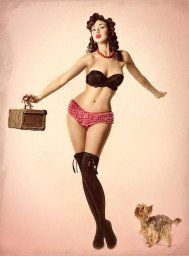 Photo by RedandBrunetteLez with the username @mommaandrea,  May 4, 2024 at 7:25 PM. The post is about the topic Pinup Dolls