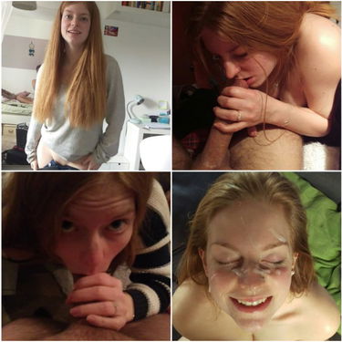 Before and during blowjob -Amateur girls with vs without …