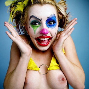 clown -clown girls or boys in facepai…