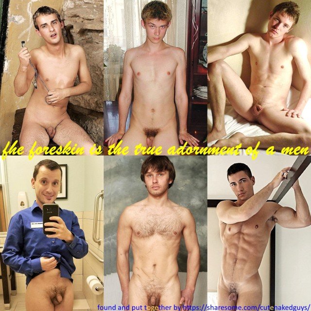 collages of intact guys