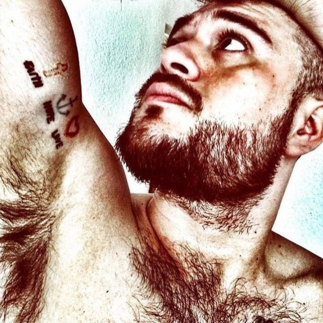 Gay Hairy Armpits -Just worship of a man's hairy …