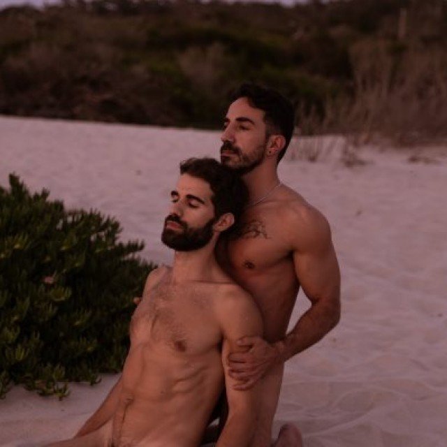 Gay Men Cuddling -Affection, romance, love based…