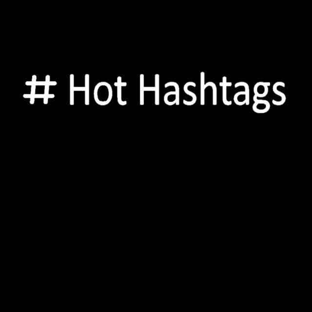Posted in topic Hot Hashtags