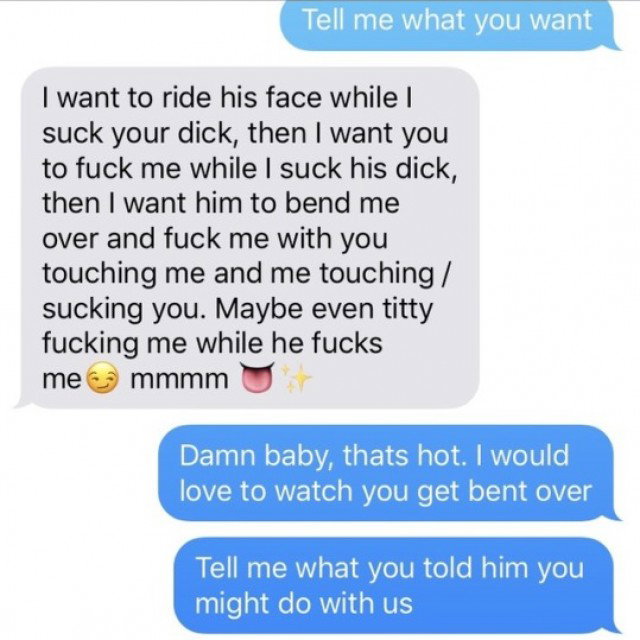 Posted in topic Hotwife Texts