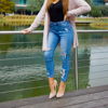 Jeans & High Heels -High heels always look good. T…