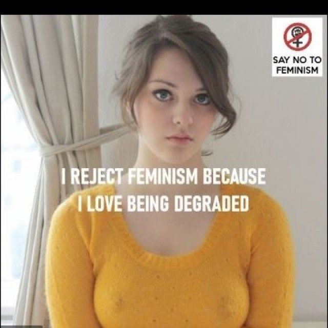 Posted in topic Say no to feminism