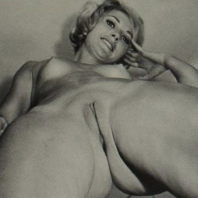 Vintage Shaved -Bare B&W pussy from the past!