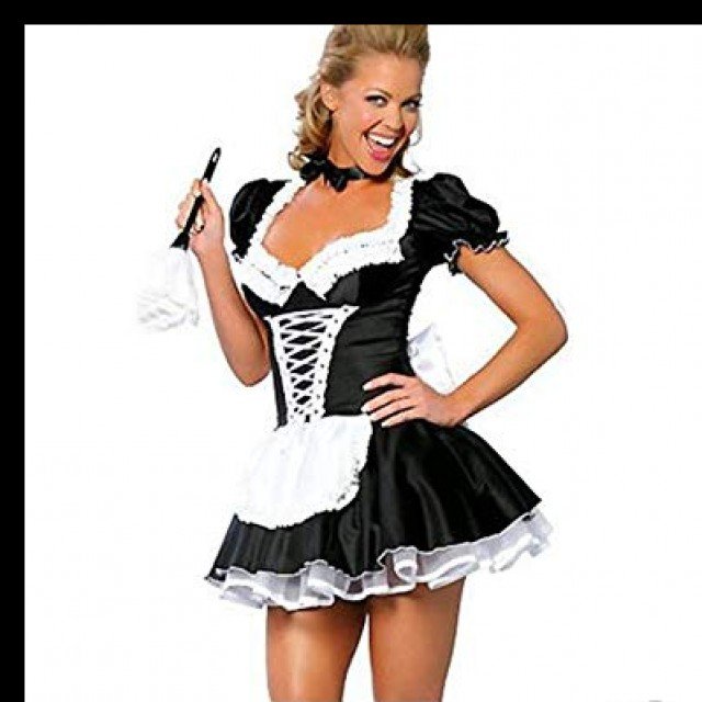 Women in french maid outfits 