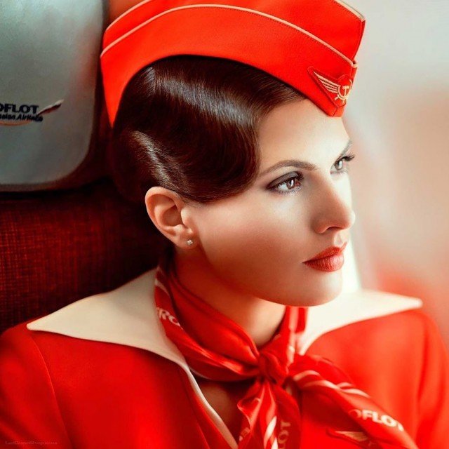 Women in the sky -women in airplanes