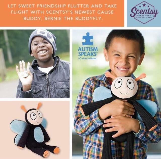 Photo by Tmason201 with the username @Tmason201,  August 18, 2015 at 2:16 AM and the text says 'butterflyinthewell:

jessicaschernyscentsy:

Autism speaks!! Scentsy gives back !! Check them out September 1st .. $35 each they come with a scent pak &amp; Scentsy donates $8 to Autism Speaks !! www.jessicascherny.scentsy.us


Supporting Autism Speaks is..'