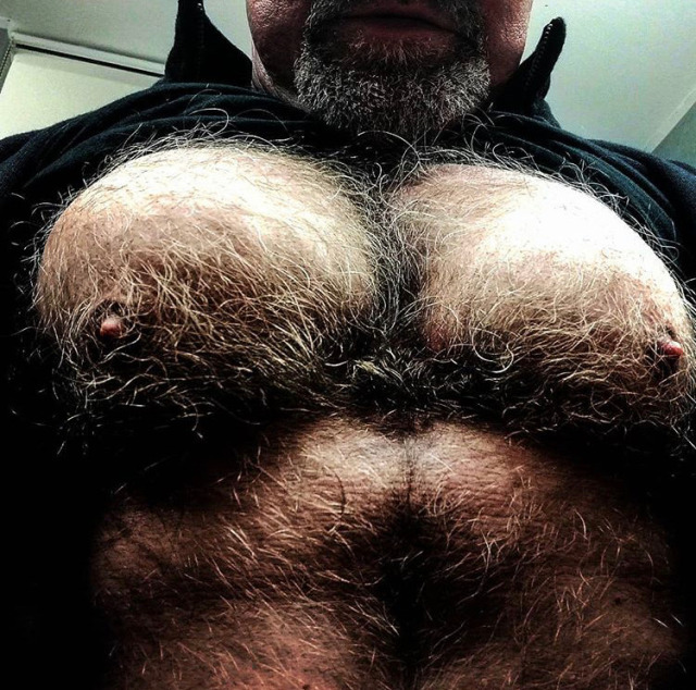 Photo by Smitty with the username @Resol702,  February 23, 2020 at 5:28 AM. The post is about the topic Hairy Man Nips.