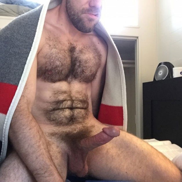 Long hair dick sexy daddy