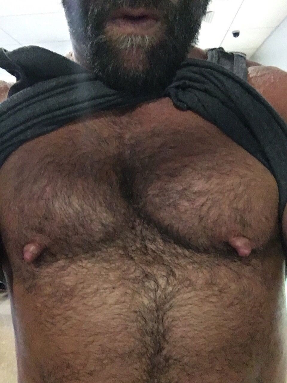 Photo by Smitty with the username @Resol702,  June 8, 2019 at 5:35 AM. The post is about the topic Hairy Man Nips.