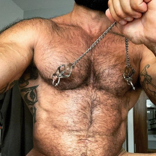 Photo by Smitty with the username @Resol702,  February 4, 2020 at 5:15 PM. The post is about the topic Hairy Man Nips.