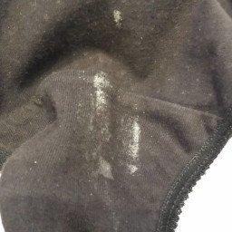 Shared Photo by Metalguy666 with the username @Metalguy3150,  January 6, 2022 at 1:04 PM. The post is about the topic Dirty Panties and the text says 'wifes knickers from the laundry basket this morning...nice stains and yummy scent. Enjoy ;) - tributes welcome'