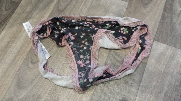 Photo by Metalguy666 with the username @Metalguy3150,  February 7, 2021 at 8:25 AM. The post is about the topic Wet dirty panties/grool pussy and the text says 'These belonged to my Sons 21 yr old Girlfriend who was staying with us for a while. They were in the laundry basket after she had showered,  the crotch was still damp. I still have these and the scent is devine'