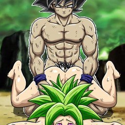 Photo by DBArt18 with the username @DBArt18,  February 3, 2021 at 4:40 AM. The post is about the topic Hentai and the text says 'Guku vs Kefla Dragon Ball Super'