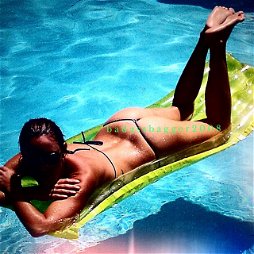Photo by BadassBagger2008 with the username @BadassBagger2008, who is a verified user,  June 24, 2019 at 3:20 PM. The post is about the topic Amateurs and the text says 'Lil poolside fun 😉'