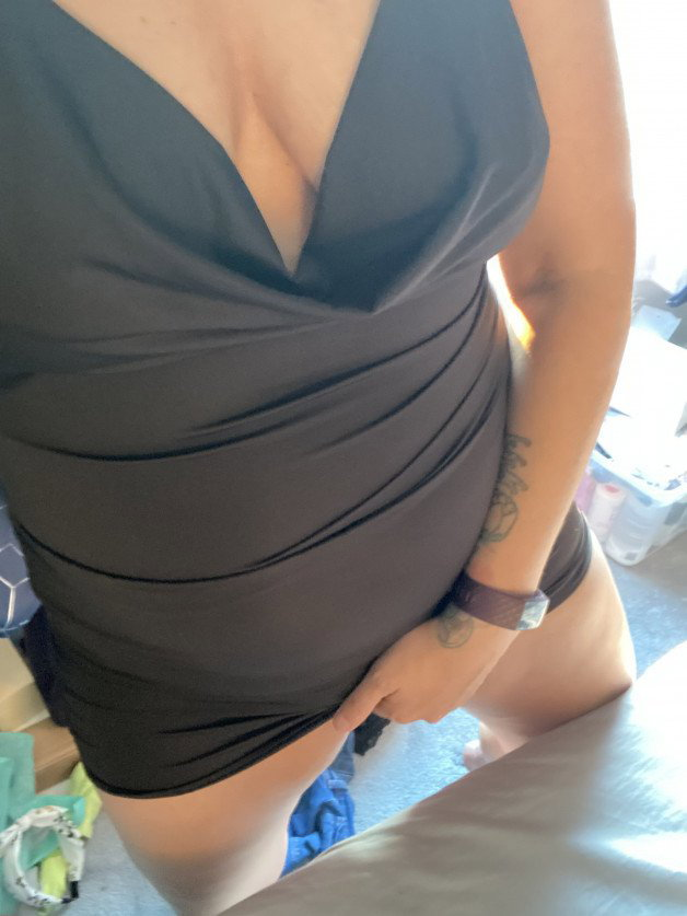 Photo by NixVix775 with the username @NixVix775,  July 1, 2021 at 2:56 AM. The post is about the topic Stag & Vixen who love to share and the text says 'My new dress came in. What do you think? I cant wait to see what attention I get. 
#milf #vixen'