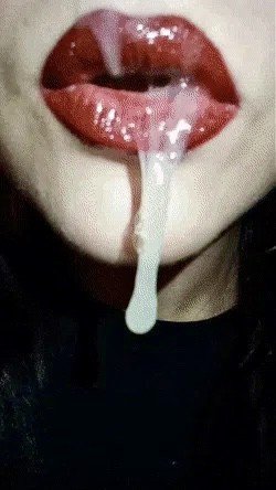 Photo by SwitchForHer with the username @SwitchForHer,  May 19, 2021 at 3:35 PM. The post is about the topic Cum Kisses and the text says '#cum, #cummylips, #cumcoveredlips, #kissme'