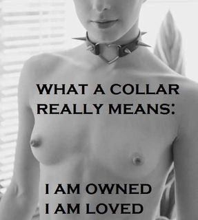 Photo by SadisticPhoenix with the username @SadisticPhoenix,  August 22, 2016 at 12:06 PM and the text says 'theyoungsluttrainer:

You should wear collars as often as possible'