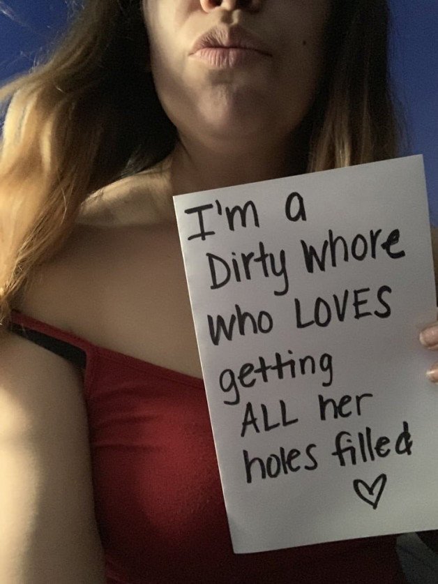 Album by Fd0356 with the username @Fd0356,  March 6, 2021 at 12:31 AM. The post is about the topic Women holding signs/bodywriting