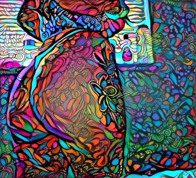 Photo by TheAcidAlex with the username @TheAcidAlex, who is a verified user,  March 28, 2021 at 6:31 AM. The post is about the topic Booty & PAWG and the text says 'if anyone wants your nudes edited in a trippy of artistic manner, DM me and we'll make some art!'