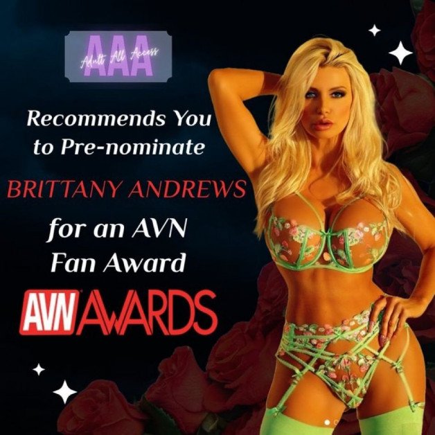 Watch the Photo by BrittanyAndrews with the username @BrittanyAndrews, who is a star user, posted on December 8, 2023 and the text says '#BritsLegion ROCK the VOTE & NOMINATE ME at @avnawards for HOTTEST MILF http://avn.com/awards/pre-nomination/hottest-milf & FAVORITE DOMME http://avn.com/awards/pre-nomination/favorite-domme 

Name: Brittany Andrews 
Twitter handle: @DJBritStar'