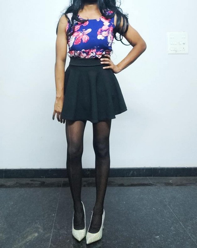 Photo by LGBTSL with the username @LGBTSL,  April 25, 2021 at 9:33 PM. The post is about the topic Ceylon Crossdressers and the text says 'indian crossdresser Gowri Lakshmi'