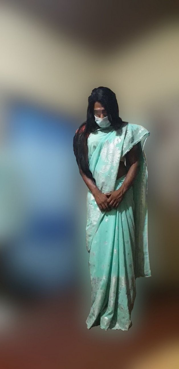 Photo by LGBTSL with the username @LGBTSL,  April 28, 2021 at 4:23 PM. The post is about the topic Ceylon Crossdressers and the text says 'sri lankan crossdresser - Nanda Malani'