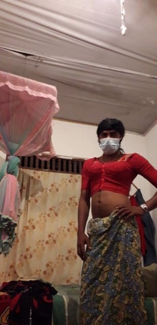 Photo by LGBTSL with the username @LGBTSL,  April 4, 2021 at 3:41 AM. The post is about the topic Ceylon Crossdressers and the text says 'Sri Lankan Crossdresser - Nanda Malani'