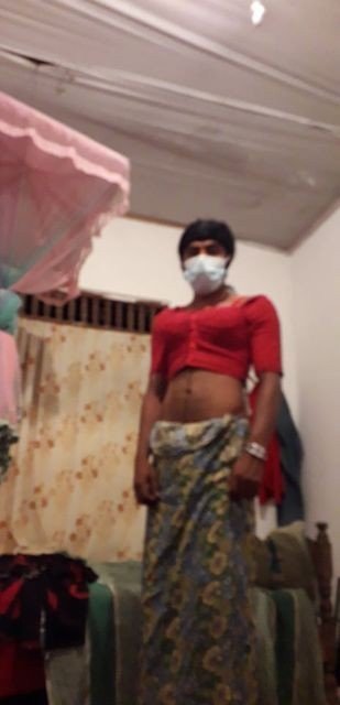 Photo by LGBTSL with the username @LGBTSL,  April 4, 2021 at 3:41 AM. The post is about the topic Ceylon Crossdressers and the text says 'Sri Lankan Crossdresser - Nanda Malani'