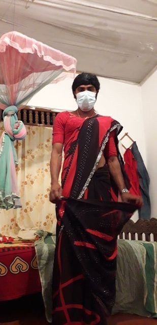 Album by LGBTSL with the username @LGBTSL,  April 4, 2021 at 3:41 AM. The post is about the topic Ceylon Crossdressers and the text says 'Sri Lankan Crossdresser - Nanda Malani'