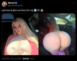 Photo by Phoenix with the username @WildPhoenix, who is a star user,  April 20, 2024 at 3:10 PM. The post is about the topic Big Booty Of Sharesome and the text says 'Take my money Mariah! #ass #booty #bigbutts #bigass #bigbooty'