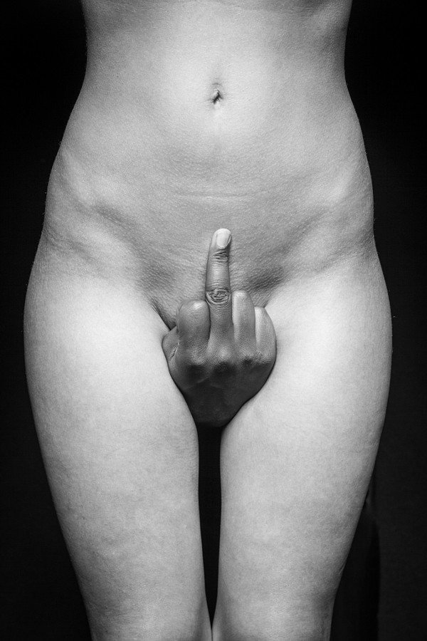 Watch the Photo by Schadenfreude with the username @Schadenfreude, posted on May 14, 2016 and the text says 'artnudesandsex:

F*ck by U. Trostheide
 #female  #flipping  #the  #bird  #close  #up  #dynamic  #out  #of  #my  #uterus'