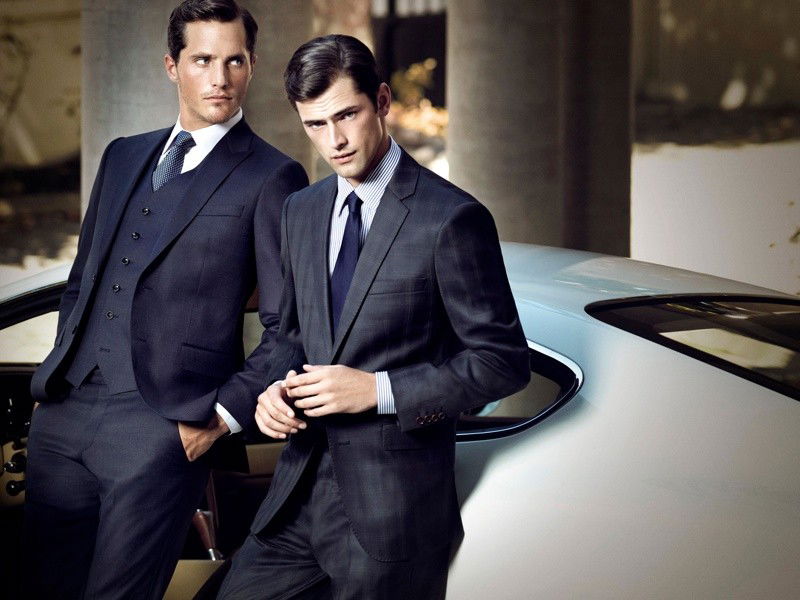 Photo by Schadenfreude with the username @Schadenfreude,  May 28, 2015 at 12:16 AM and the text says 'ilovemeninsuits:

Lucky number 7,000! #two  #men  #Male  #leaning  #on  #car  #scene  #Men  #in  #suits'