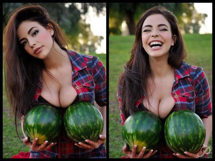 Photo by Schadenfreude with the username @Schadenfreude,  December 3, 2016 at 2:31 AM and the text says 'saruca:

my Goddess! #female  #melons  #big  #tits  #tits  #joke  #lol'