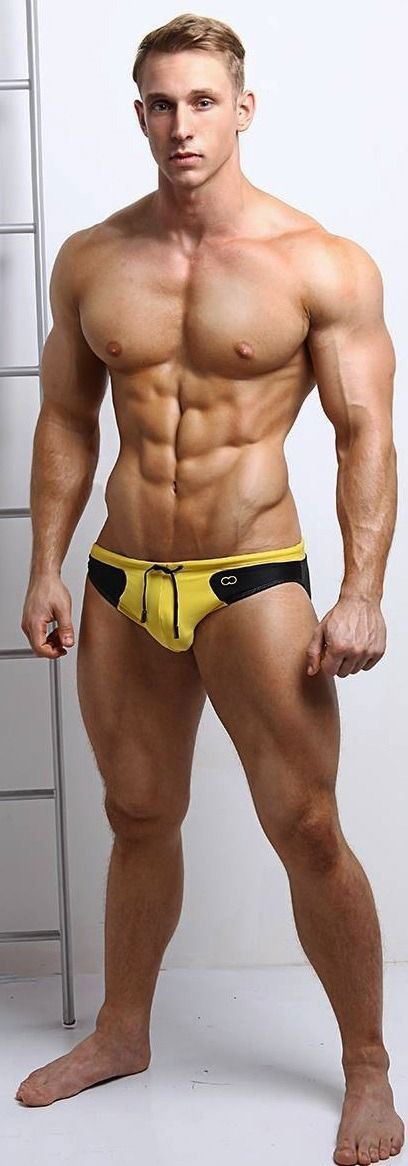 Photo by Schadenfreude with the username @Schadenfreude,  May 7, 2018 at 12:42 AM and the text says 'peterj1958:

speedoneedo:

handsome &amp; fit man in a yellow 2eros swimsuit … speedo …

Stunning Handsome Beautiful Sexy Men Thank you and enjoy - follow me at http://peterj1958.tumblr.com/ for more
 #male  #beefcake  #static  #pose  #character  #sheet'