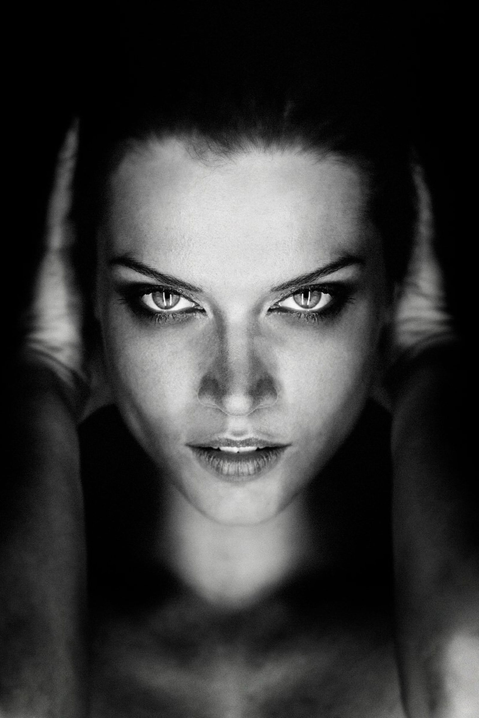 Photo by Schadenfreude with the username @Schadenfreude,  November 29, 2016 at 8:13 PM and the text says 'bearded-architect:Tanya Gervasi | Giovanni Gastel Fotografo #female  #portrait  #cheekbones  #stunning  #eyes  #cat  #eyes  #close  #up  #eyebrows  #eyebrow  #game  #eye  #contact'