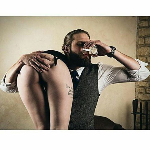 Photo by Schadenfreude with the username @Schadenfreude,  November 29, 2016 at 3:04 AM and the text says '#daddy  #dom  #job  #gideon  #submissive  #object  #booty  #drink  #man  #in  #suit'