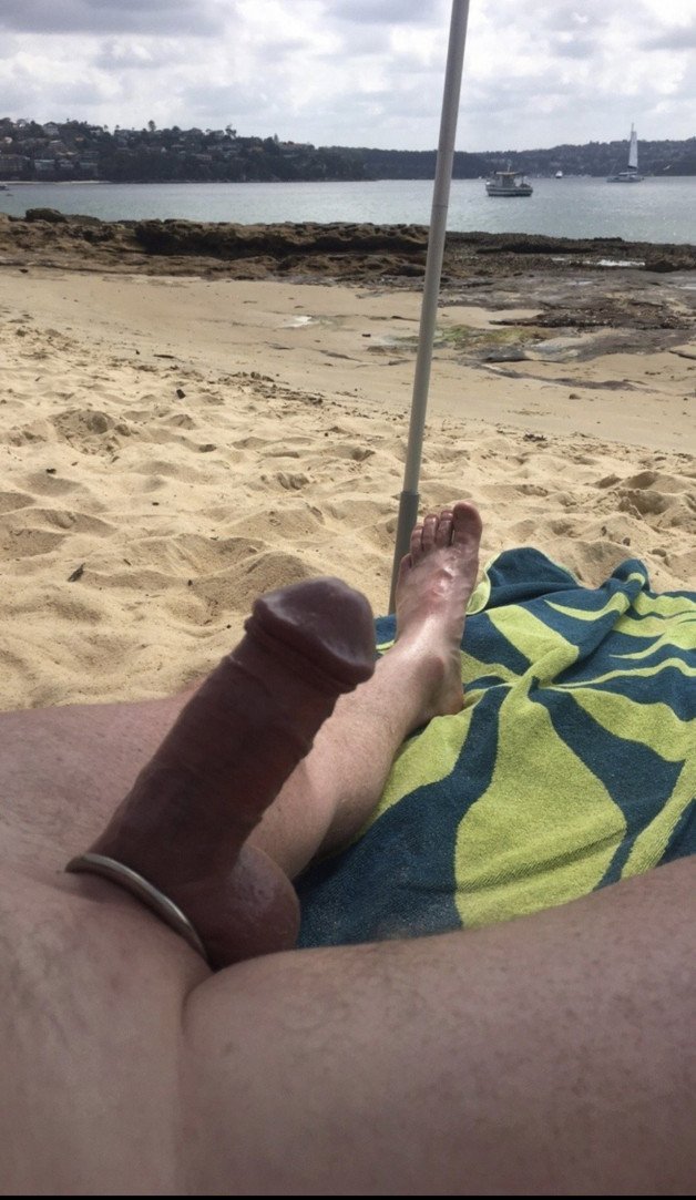 Photo by Nudehiker with the username @Nudehiker, who is a verified user,  July 11, 2023 at 11:53 AM. The post is about the topic Nudist Life and the text says 'Cobblers Beach, Sydney'