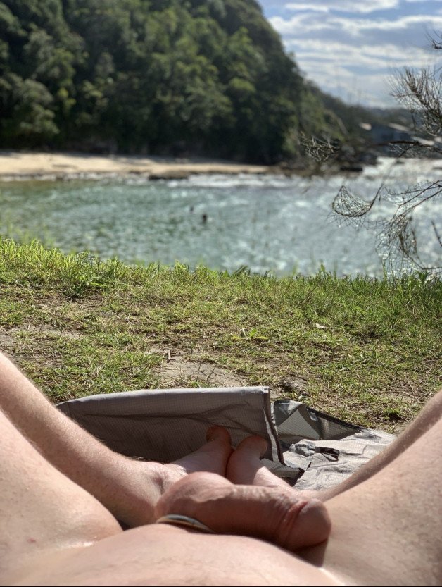 Photo by Nudehiker with the username @Nudehiker, who is a verified user,  July 11, 2023 at 11:53 AM. The post is about the topic Nudist Life and the text says 'Cobblers Beach, Sydney'