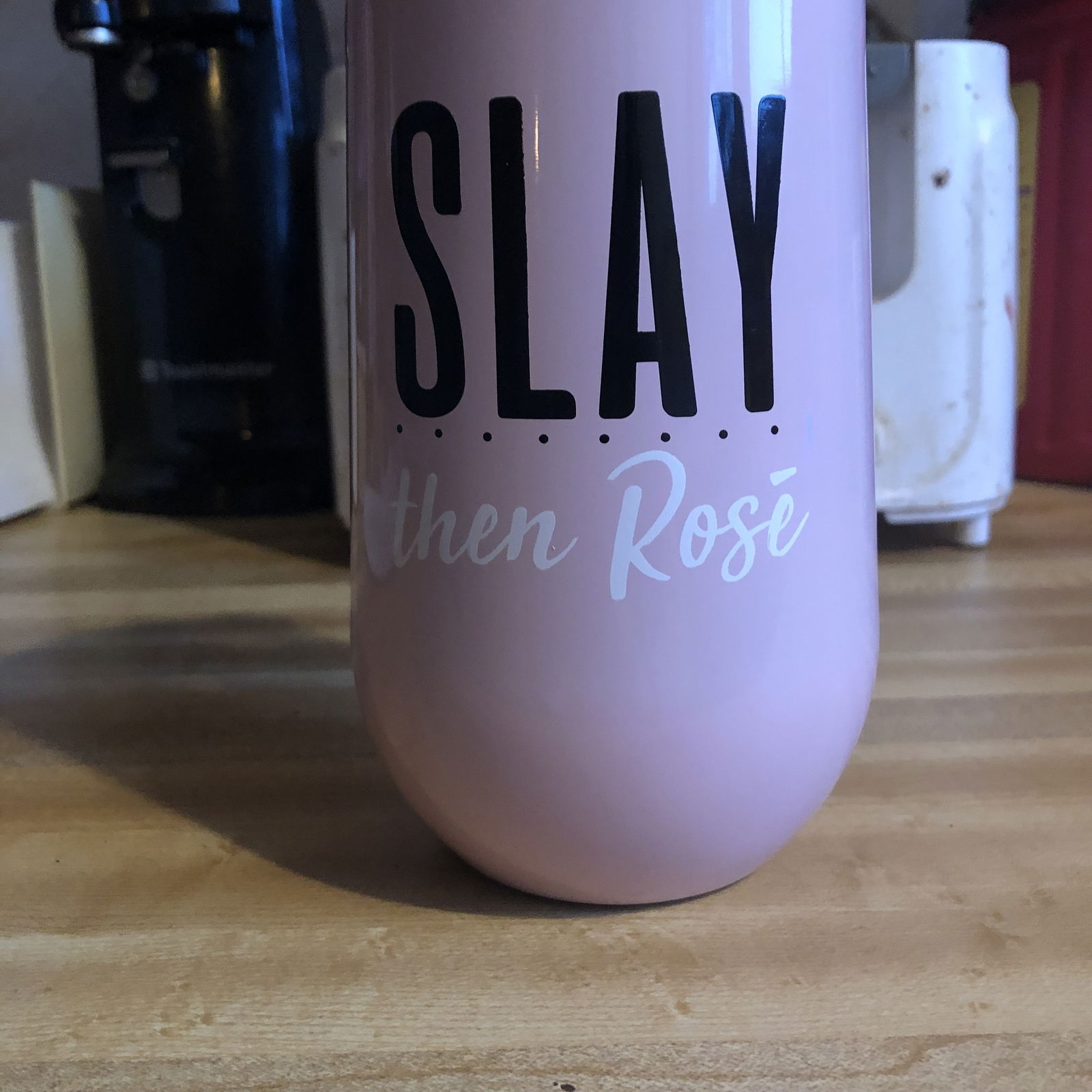 Watch the Photo by Luna Frost with the username @cannapoet, who is a star user, posted on March 11, 2019 and the text says 'My New Wine Glass, “Slay then Rosé” #Socialite'