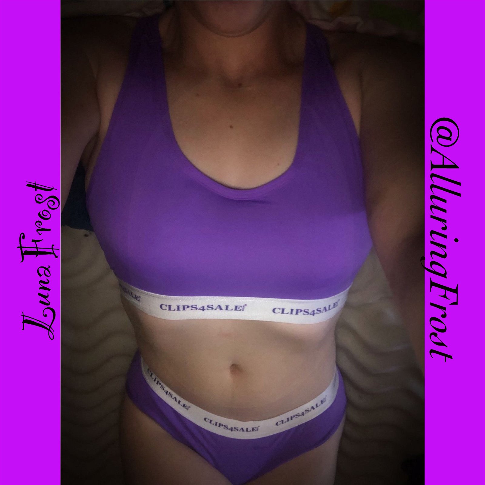 Photo by Luna Frost with the username @cannapoet, who is a star user,  September 26, 2019 at 12:43 PM and the text says 'I look so Sexy in Purple!! Check out my Clips4Sale Store. 
https://www.clips4sale.com/studio/132789/priestess-luna-boutque'