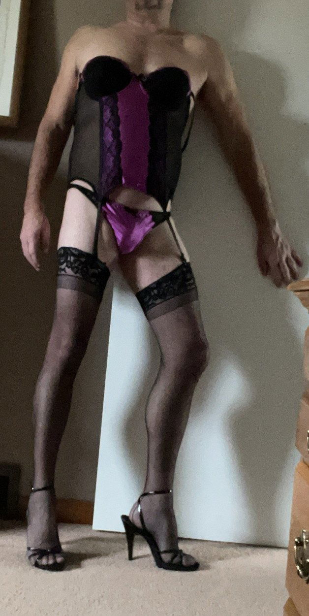 Watch the Photo by syrshare with the username @syrshare, posted on November 6, 2022. The post is about the topic Crossdress for fun. and the text says 'Horny and had to dress this morning'