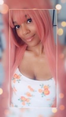 Album by Yuki Izanami with the username @PrincessYuki, who is a star user,  April 18, 2021 at 5:36 PM and the text says 'Good Morning ^_^  https://onlyfans.com/exoticpastel  #kawaii #pink #doll'