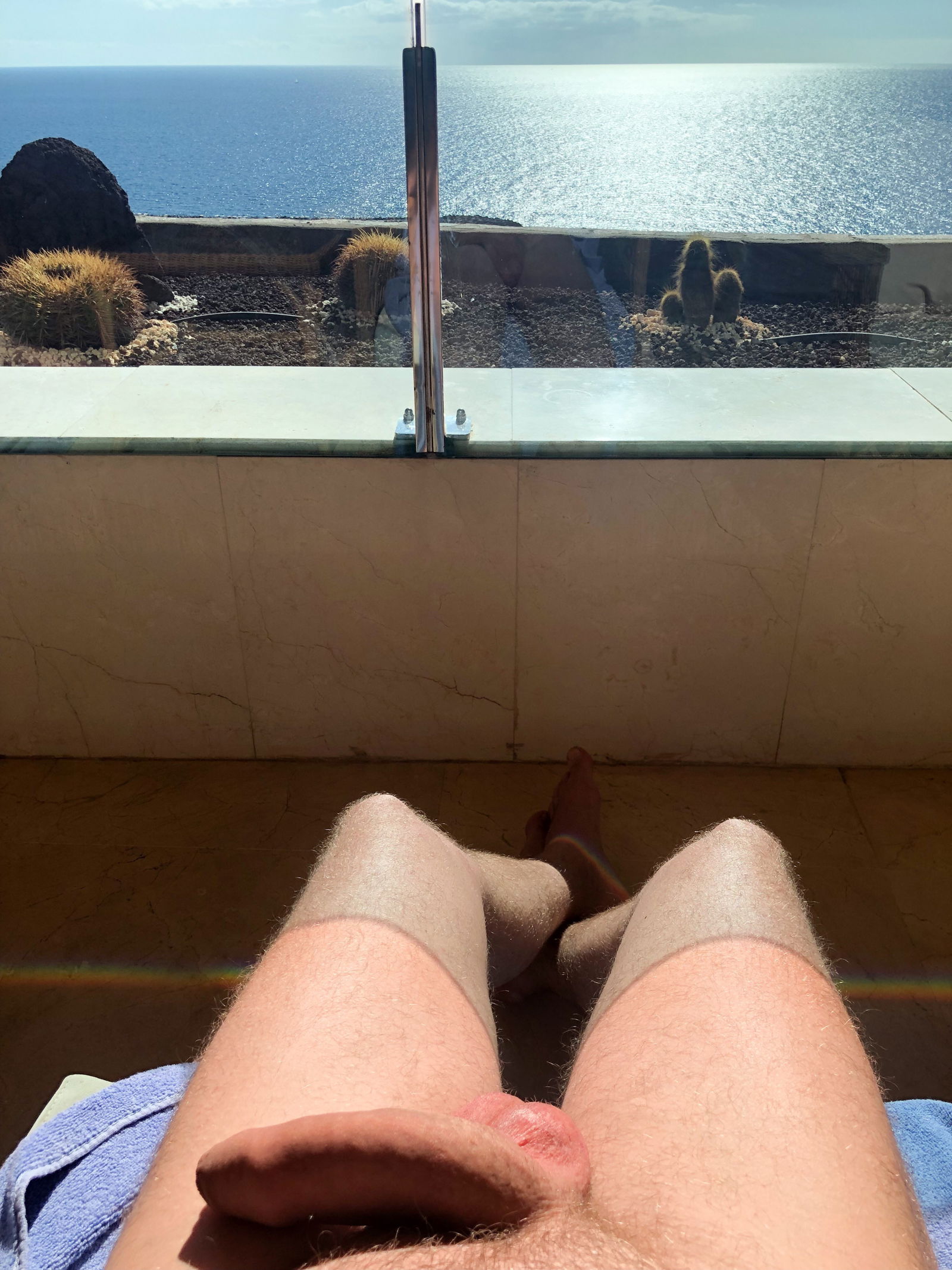 Photo by Bakk with the username @Bakk, who is a verified user,  December 29, 2018 at 11:28 AM. The post is about the topic Dick and the text says 'Enjoing the view..'