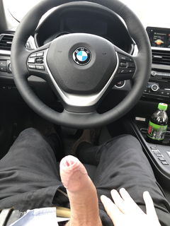 Photo by Bakk with the username @Bakk, who is a verified user,  March 12, 2019 at 3:24 PM. The post is about the topic Dick and the text says 'In my car, at the road to northen Sweden'